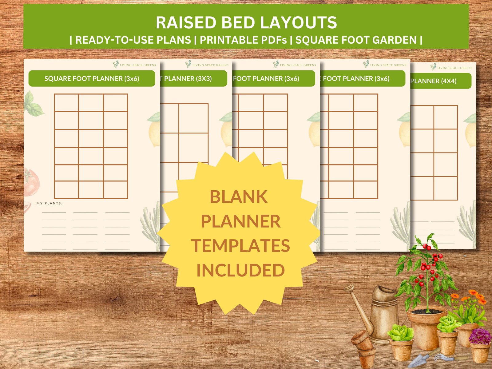Accessible garden paths and raised beds arranged for easy maintenance